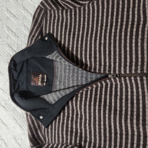 prAna wool blend zip up jacket EUC - Picture 7 of 11